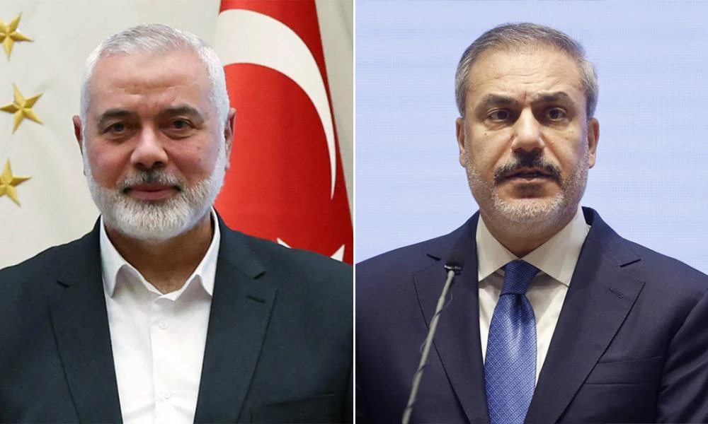 Τετ α τετ του επικεφαλής της Χαμάς με τον Φιντάν - «Απαράδεκτες οι επιθέσεις του Ισραήλ στη Γάζα»